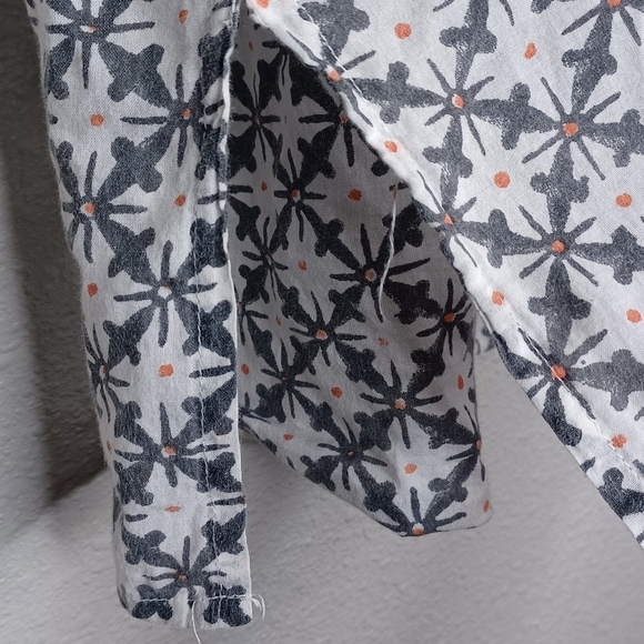 Roberta Roller Rabbit 100% Cotton Printed Blouse - Picture 11 of 12